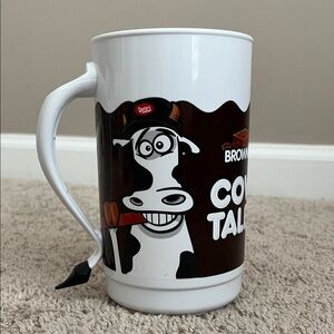 COW TALES Tumbler Mug Cup Candy Brownie Cow Tail Handle Retail Display Goetze’s